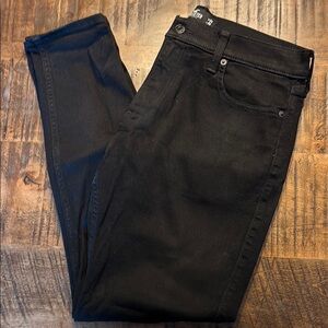 Hollister Men's Skinny Jeans - Jet Black